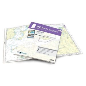 NV Charts England UK4 sjøkart fra Selsey Bill langs Sussex og Kent til London via Themsen