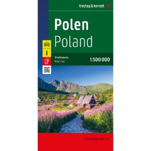 Veikart over Polen fra freytag & berndt