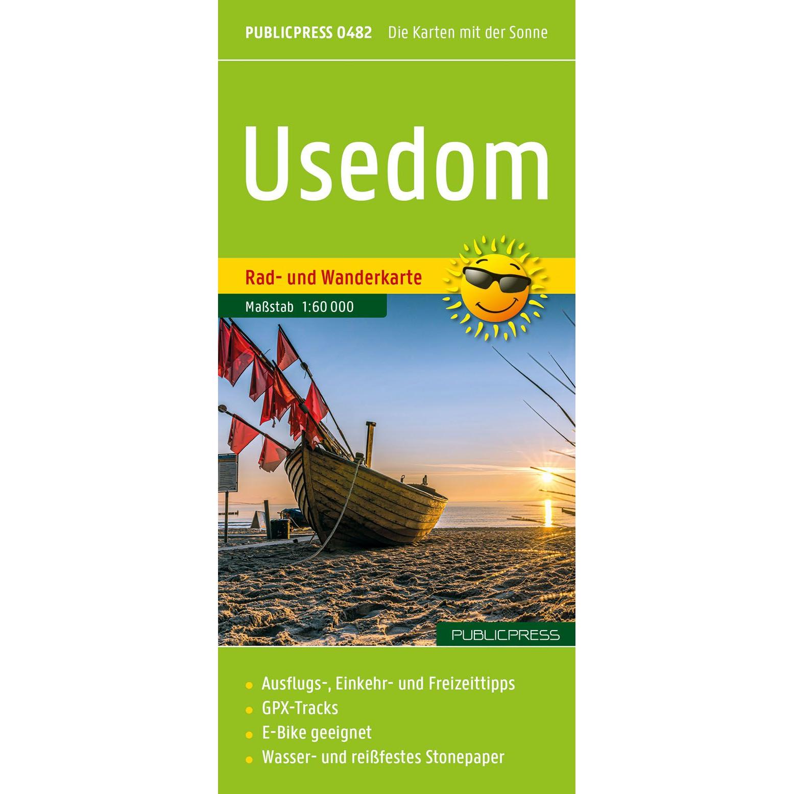 Turkart over Usedom fra Publicpress