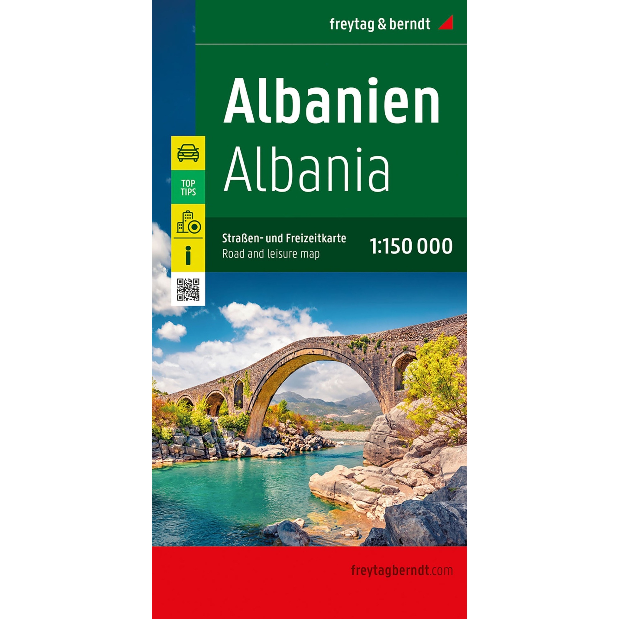 Albania – veikart (flerspråklig)