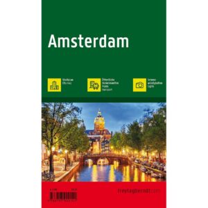 Road map of Amsterdam from freytag & berndt