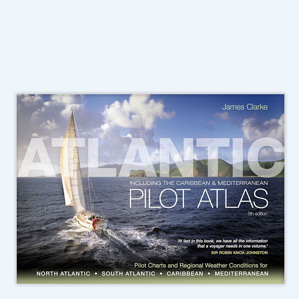 Atlantic Pilot Atlas vær- og rutingsatlas for havseilere i Atlanteren, Middelhavet og Karibia