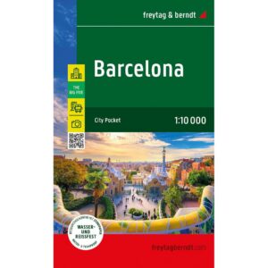 Barcelona road map from freytag & berndt