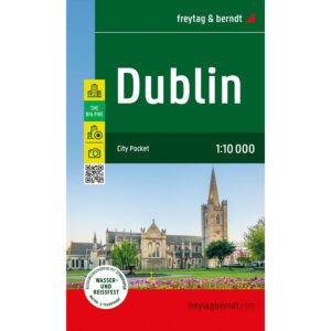 Veikart over Dublin fra freytag & berndt
