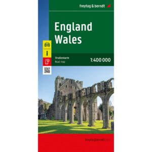 Veikart over England og Wales fra freytag & berndt