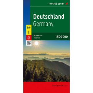 Road map of Germany from freytag & berndt