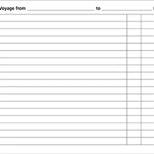 Loggbok for navigasjon fra Imray