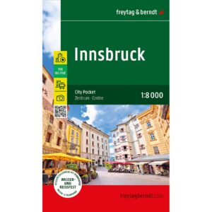 Veikart over Innsbruck fra freytag & berndt