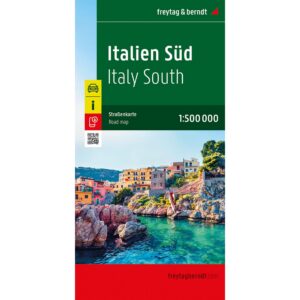 Road map of southern Italy from freytag & berndt