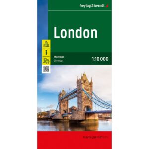 Veikart over London fra freytag & berndt