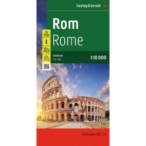 Veikart over Roma fra freytag & berndt