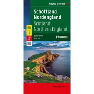 Road map of Scotland and Northern England from freytag & berndt