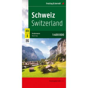 Road map of Switzerland from freytag & berndt