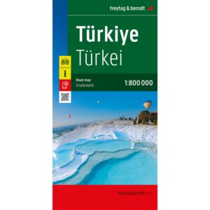 Veikart over Tyrkia fra freytag & berndt