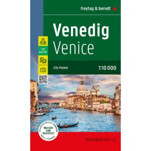 Veikart over Venezia fra freytag & berndt