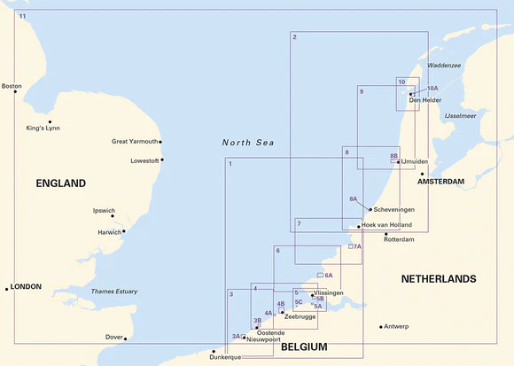 Map section from Imray 2120 chart package
