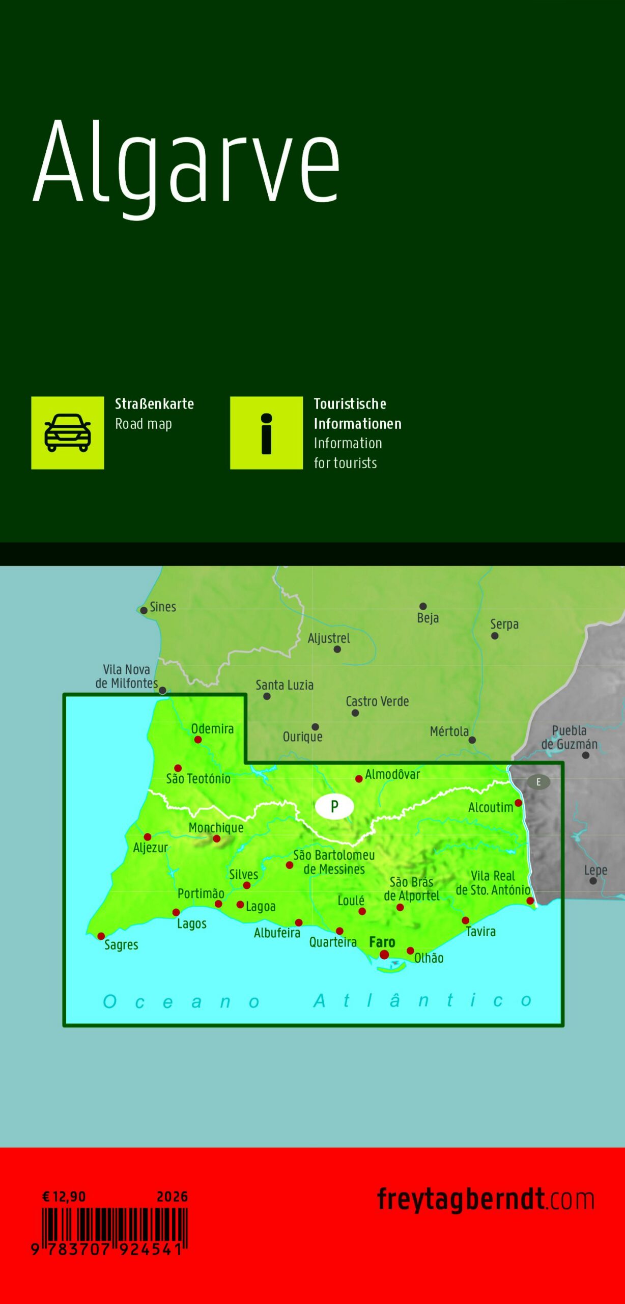 Top tips and tourist information from the Algarve road map
