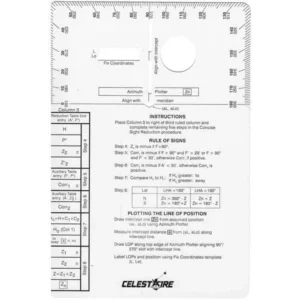 Sight Solver Nautical Almanac hjelpemiddel for astronomisk navigasjon og sight reduction