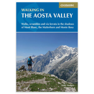 Forside av Cicerone-guiden Walking in the Aosta Valley