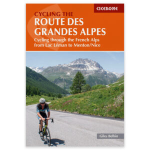 Forside av Cicerone-guiden Cycling the Route des Grandes Alpes