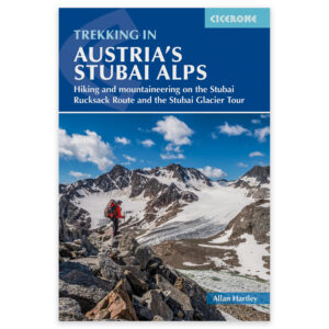 Forside av Cicerone-guiden Trekking in Austria's Stubai Alps