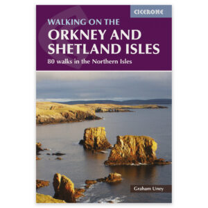 Forside av Cicerone-guiden Walking on the Orkney and Shetland Isles