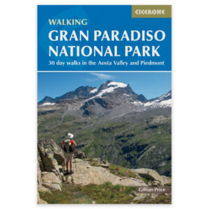 Forside av Cicerone-guiden Walking Gran Paradiso National Park