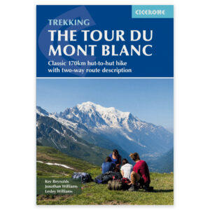 Forside av Cicerone-guiden Trekking the Tour du Mont Blanc