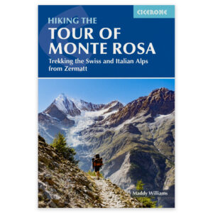 Forside av Cicerone-guiden Hiking the Tour of Monte Rosa