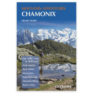 Forside av Cicerone-guiden Chamonix Mountain Adventures
