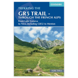 Forside av Cicerone-guiden The GR5 Trail - Through the French Alps