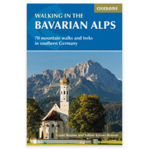 Forside av Cicerone-guiden Walking in the Bavarian Alps