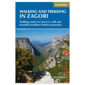 Forside av Cicerone-guiden Walking and Trekking in Zagori