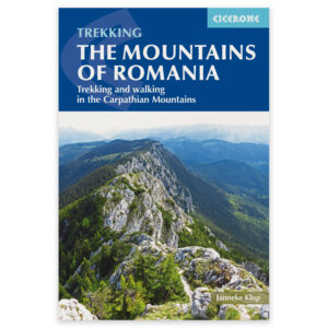 Forside av Cicerone-guiden The Mountains of Romania