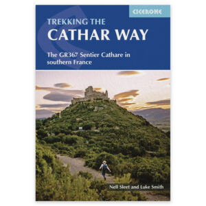 Forside av Cicerone-guiden Trekking the Cathar Way