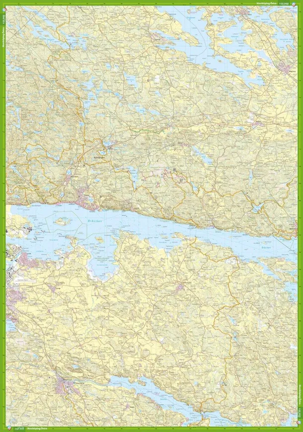 Norrköping Complete Tour Map (Front and Back)