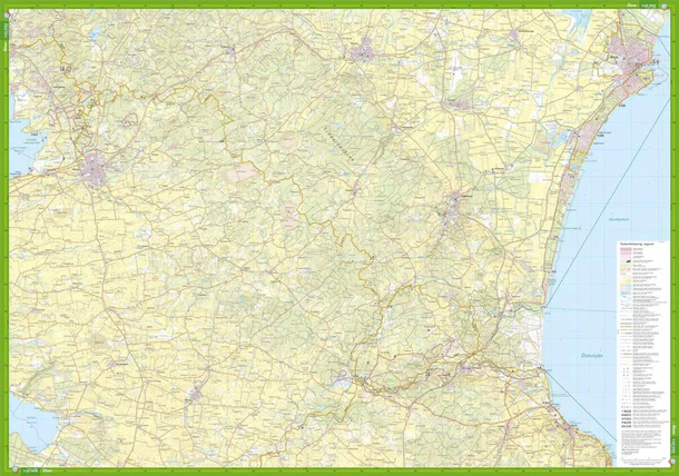 Southeastern Skåne: Complete Hiking Map (Front and Back)