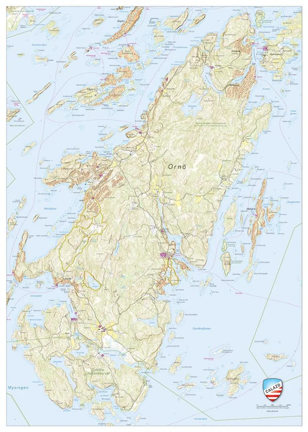 Utö & Ornö komplett stikart forside og bakside
