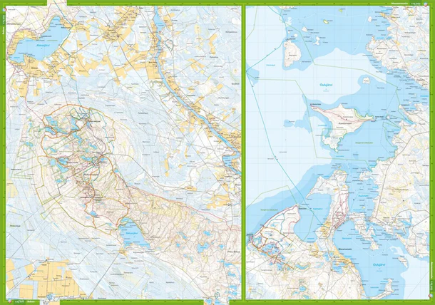 Oulu Region Complete Hiking Map (Front and Back)