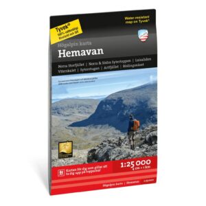 Hemavan høyfjellskart 1:25 000 Calazo