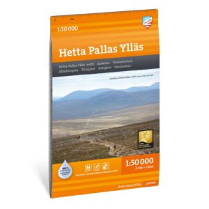Hetta Pallas Ylläs turkart 1:50 000 Calazo