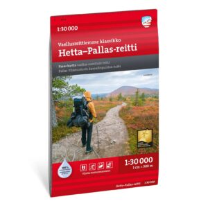 Hetta Pallas Reitti turkart 1:30 000 Calazo
