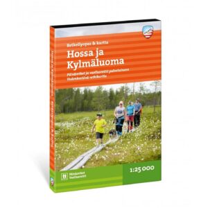 Hossa Kylmäluoma turkart og guide 1:25 000 Calazo