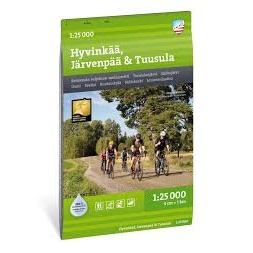 Hyvinkää Nurmijärvi Tuusula turkart 1:25 000 Calazo