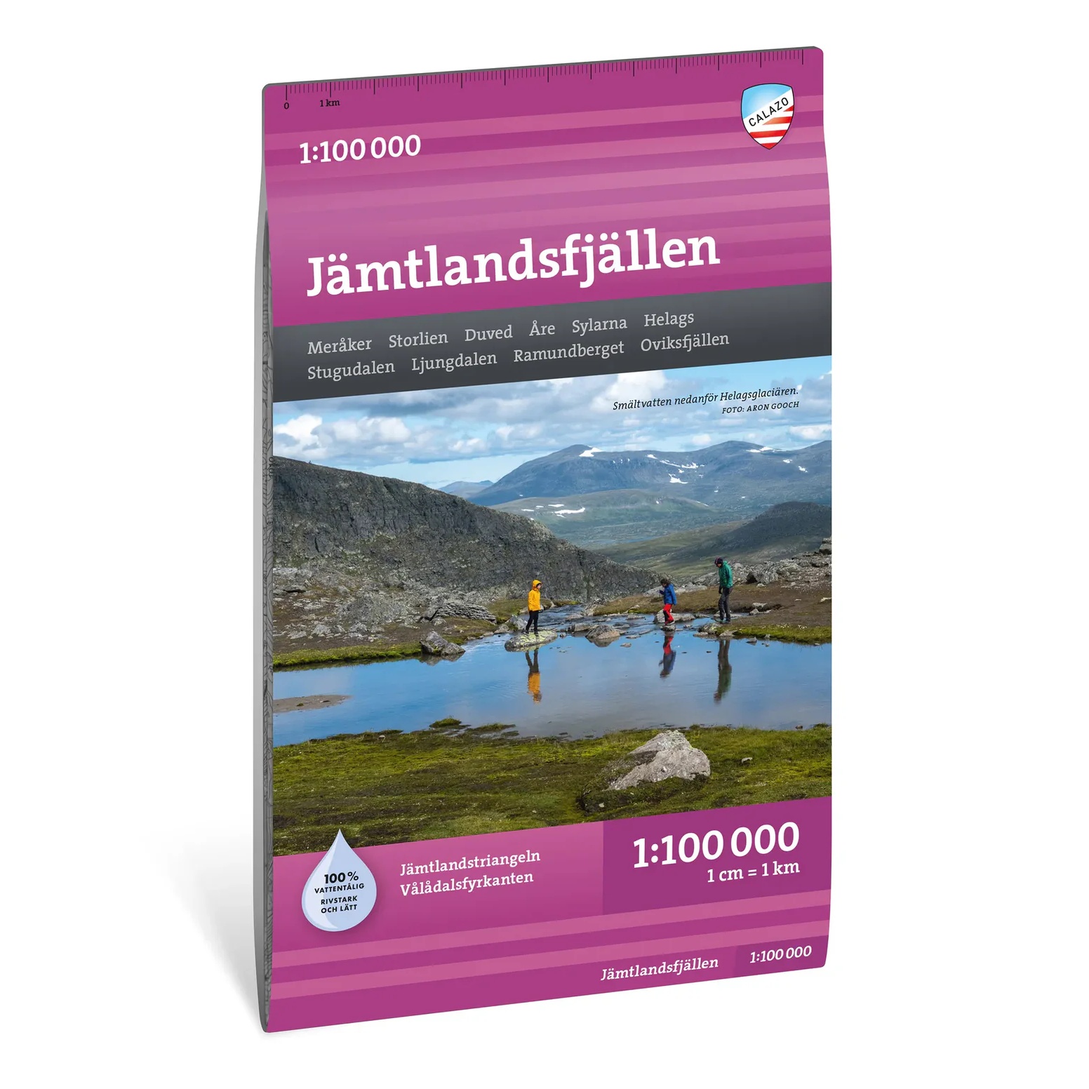 Jämtlandsfjällen turkart 1:100 000 Calazo