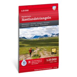 Jämtlandstriangeln turkart 1:25 000 Calazo