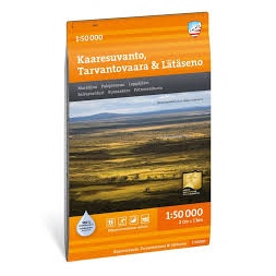 Kaaresuvanto Tarvantovaara Lätäseno turkart 1:50 000 Calazo