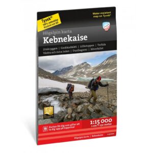 Kebnekaise høyfjellskart 1:15 000 Calazo