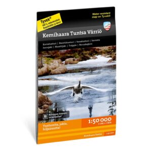 Kemihaara Tuntsa Värriö turkart 1:50 000 Calazo