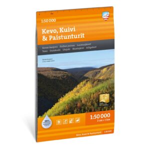 Kevo Kuivi Paistunturit turkart 1:50 000 Calazo